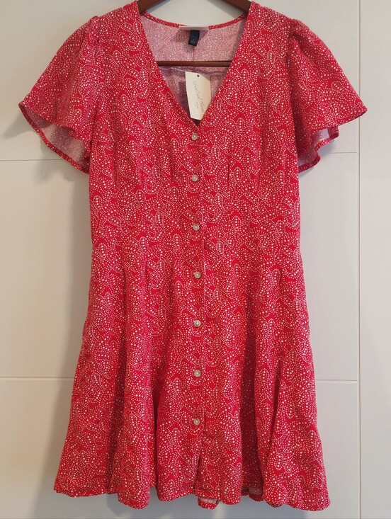 Universal Thread Dresses & Skirts - Universal Thread Linen Blend Button Up Shortsleeve Mini Dress